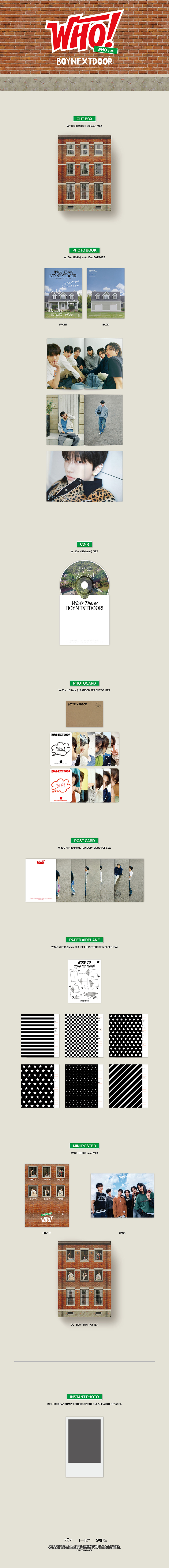 BOYNEXTDOOR - 【⭐️入手困難】BOYNEXTDOOR WHO M2U 1次  購入特典 ６枚 ktown4u.com : BOYNEXTDOOR - 1st Single Album [WHO!] (WHO Ver.)